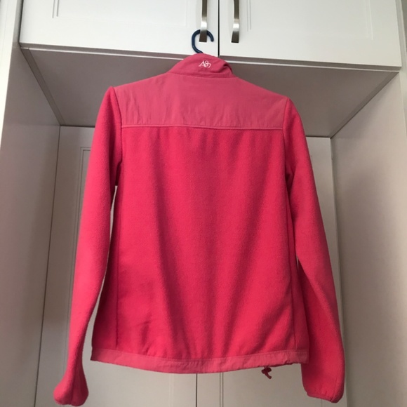 Aeropostale Pink Zippered Fleece Jacket Size M - Picture 3 of 11